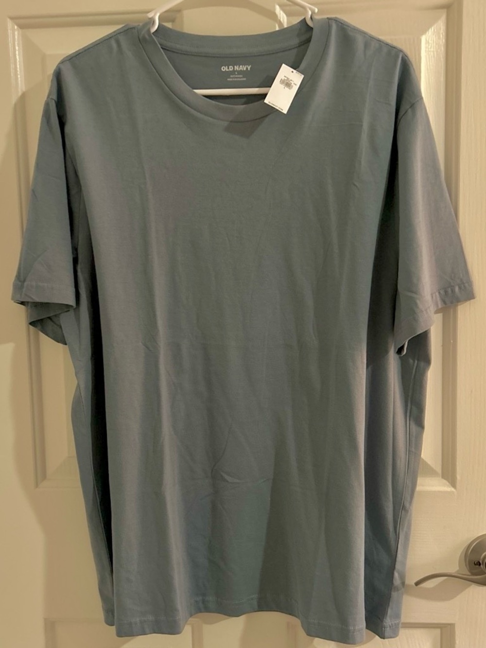 Old Navy Men’s Short Sleeve Crew Tee in Dusty Blue